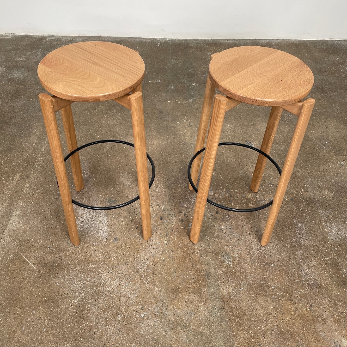 Ensemble de deux tabourets de bar Audo Passage