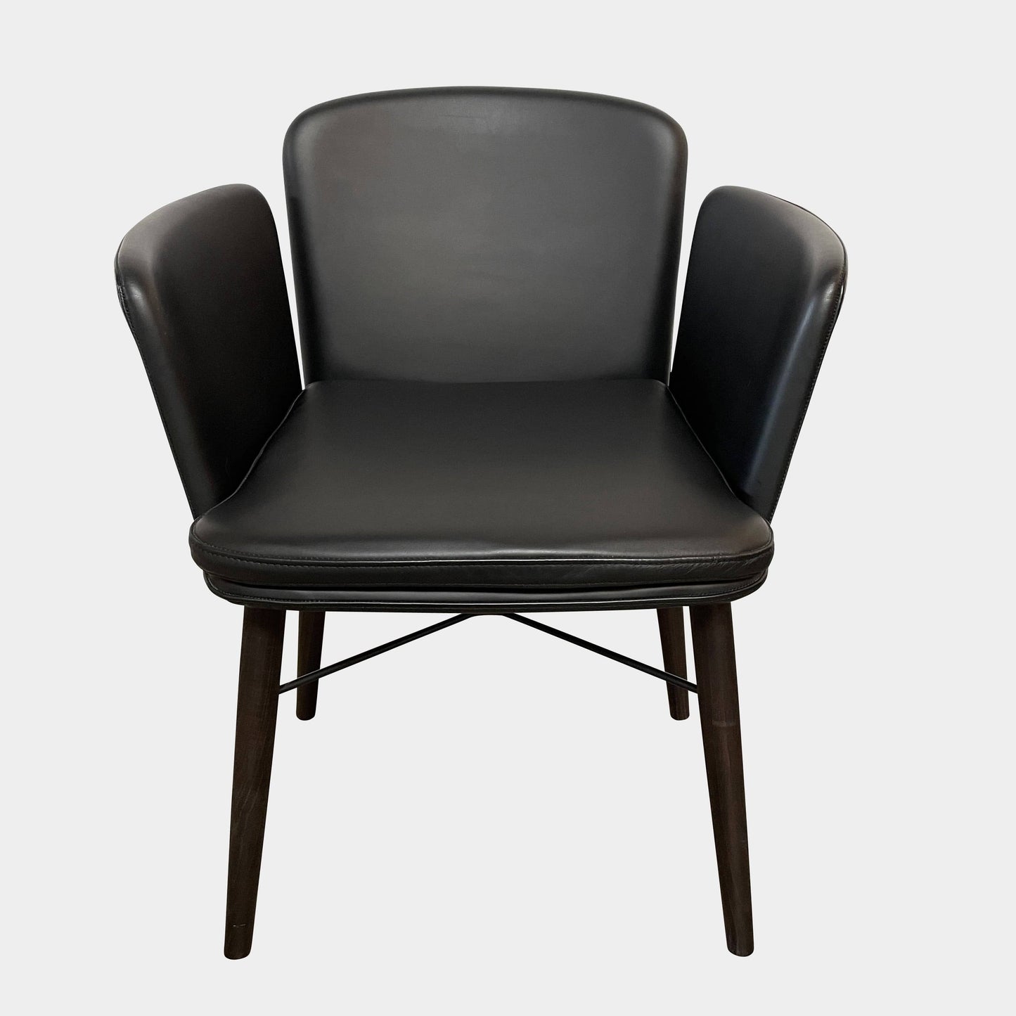 Fauteuil en cuir Lema Tabby