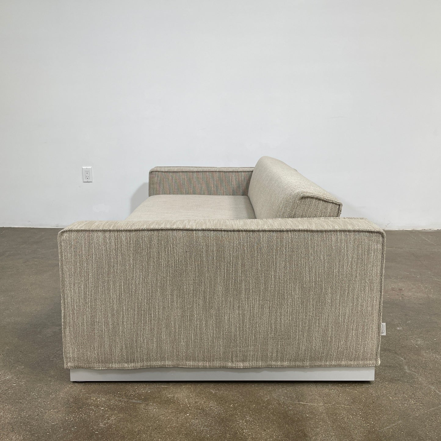 Canapé bas Tacchini avec dossier convertible
