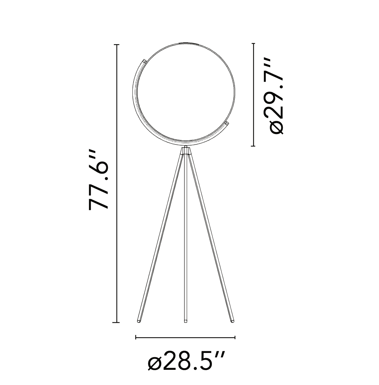Lampadaire Flos Superloon