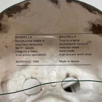 Réplique d'un masque vénitien du XVIIe siècle