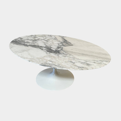 Table basse ovale sur pied Saarinen
