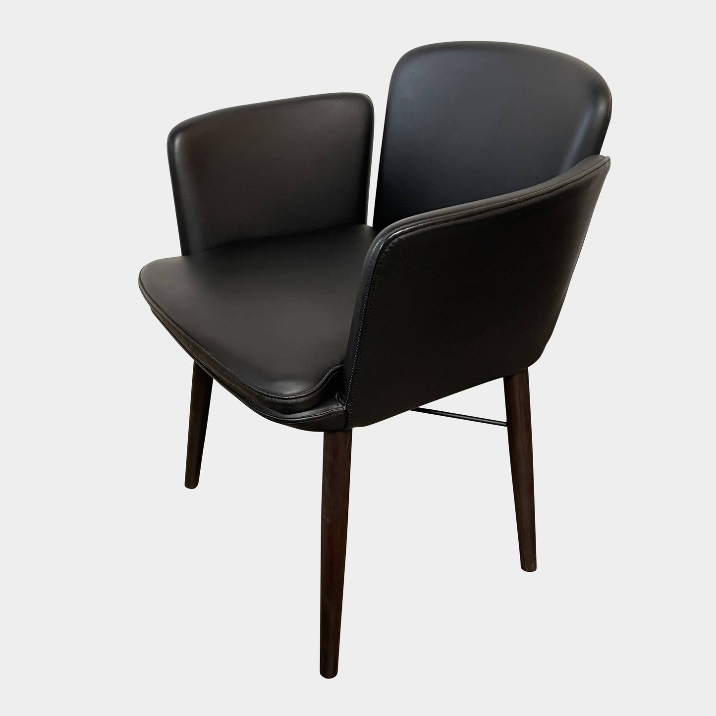 Fauteuil en cuir Lema Tabby