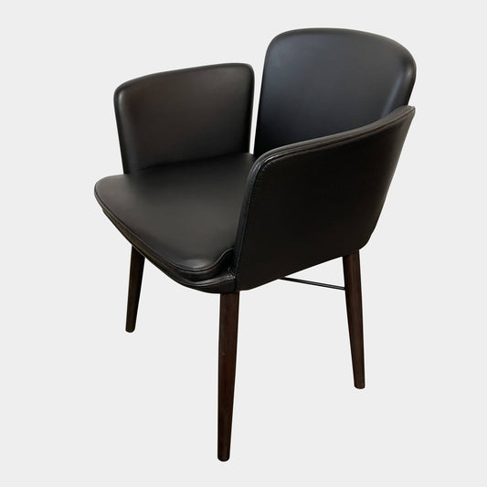 Fauteuil en cuir Lema Tabby