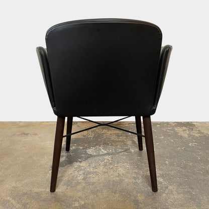 Fauteuil en cuir Lema Tabby