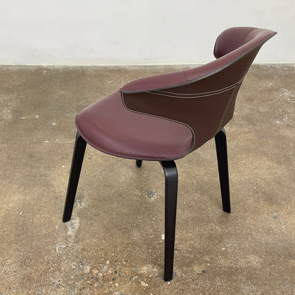 Petit fauteuil Poltrona Frau Montera Oxblood