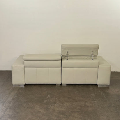 Canapé en cuir Roche Bobois avec appui-tête mobile