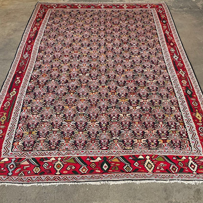 Tapis Kilim en laine antique