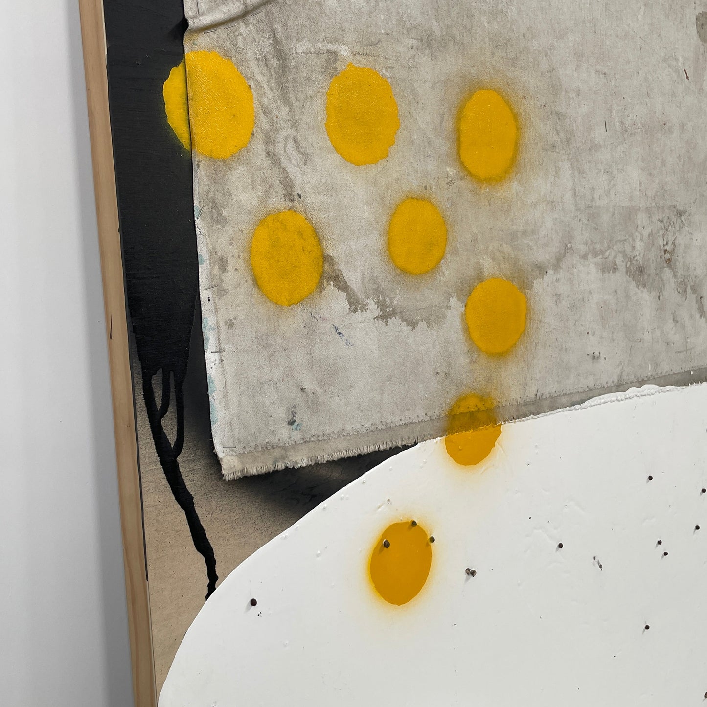 Allison Caesar, Peinture diptyque en techniques mixtes : Avant notre rencontre
