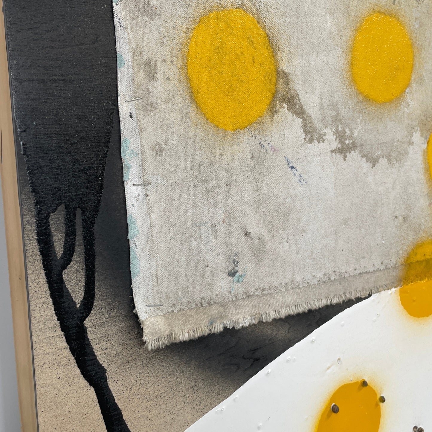 Allison Caesar, Peinture diptyque en techniques mixtes : Avant notre rencontre