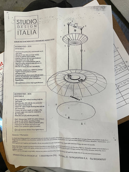 Plafonnier Rondo SO de Studio Design Italia (en attente)