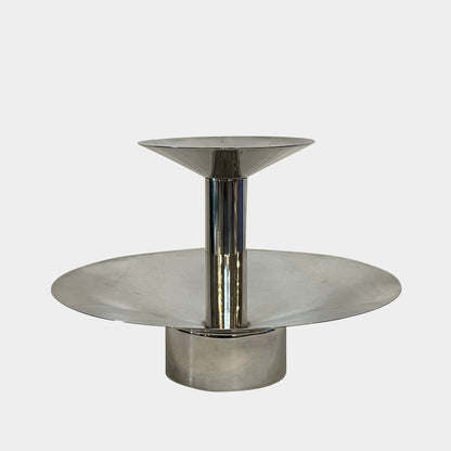 Centre de table à fruits en argent Driade