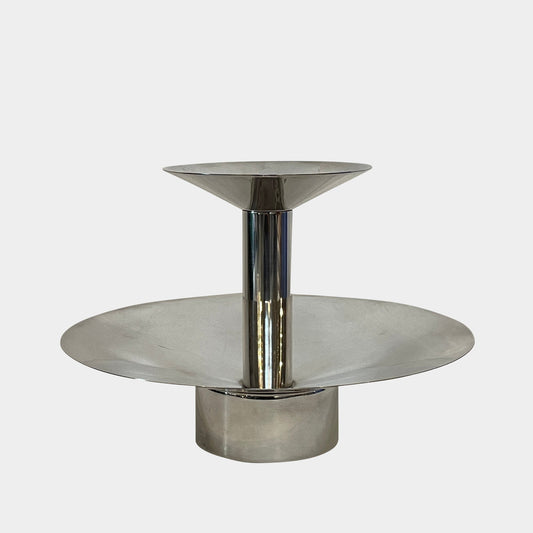 Centre de table à fruits en argent Driade