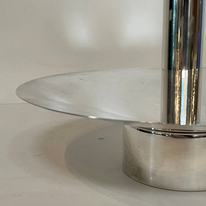 Centre de table à fruits en argent Driade