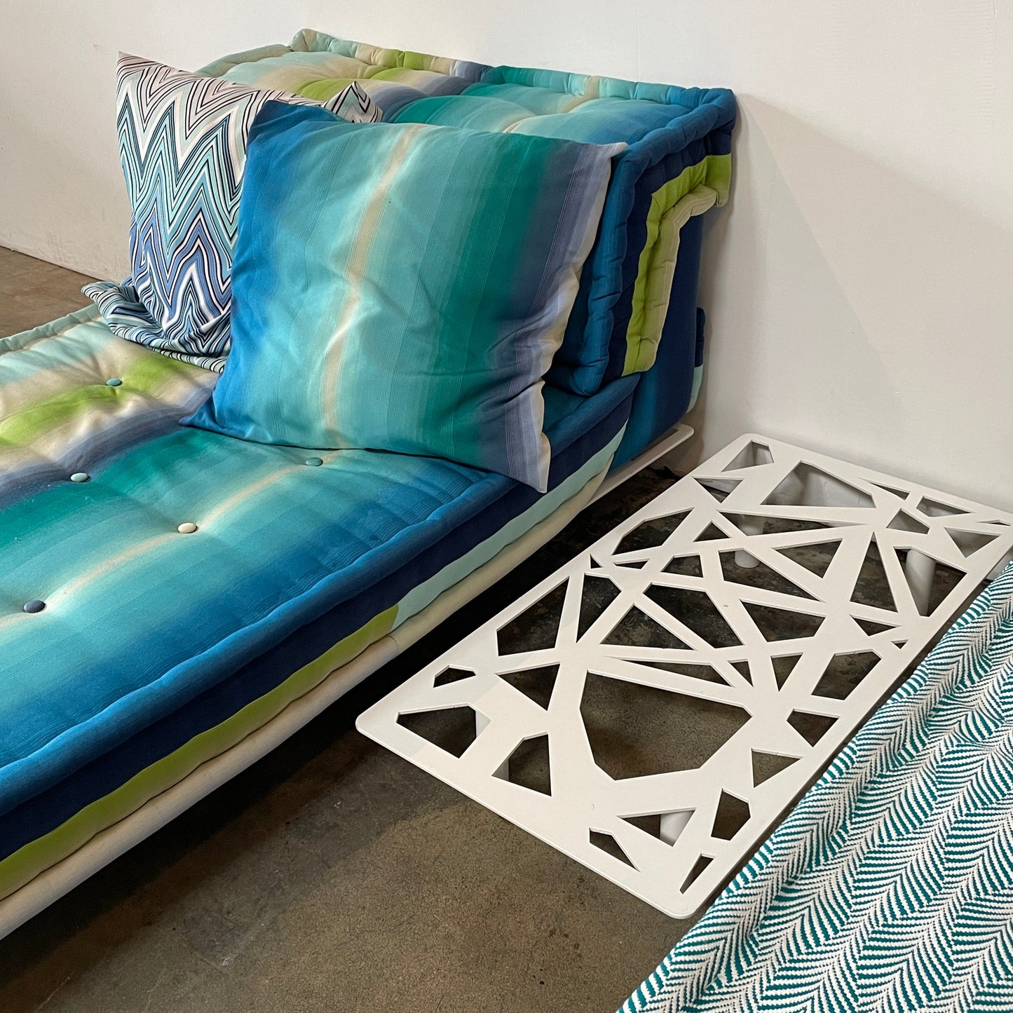 Table d'appoint d'extérieur Mah Jong Roche Bobois