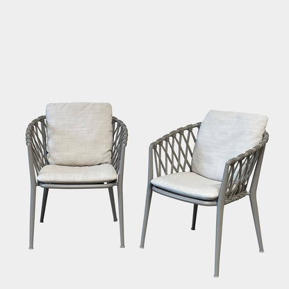 Ensemble de chaises de salle à manger d'extérieur Erica de B&amp;B Italia