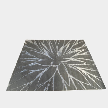 Tapis en laine Delinear Agave vert écume de mer 8'X10'