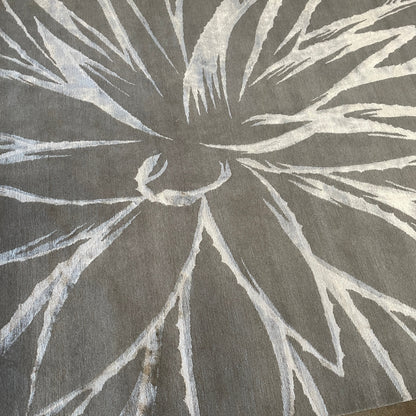 Tapis en laine Delinear Agave vert écume de mer 8'X10'