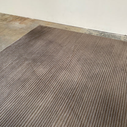 Tapis en laine Delinear Canal Espresso Brown 8'X10'