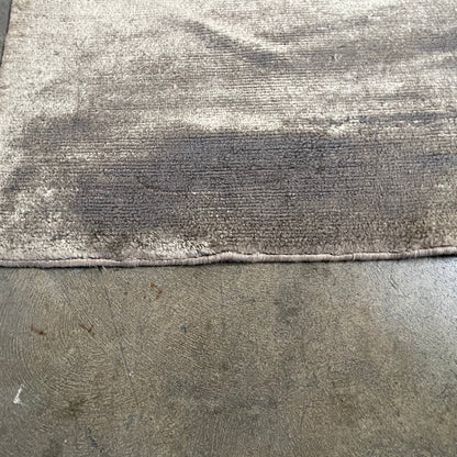 Tapis beige en pure soie de banane Delinear 8'X10'