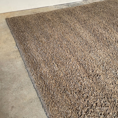 Tapis à poils longs Delinear Anemone gris chaud 8'X10'