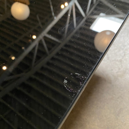 Table basse en verre noir 