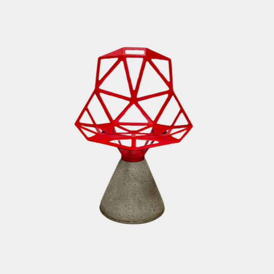 Chaise Magis Red One avec base pivotante