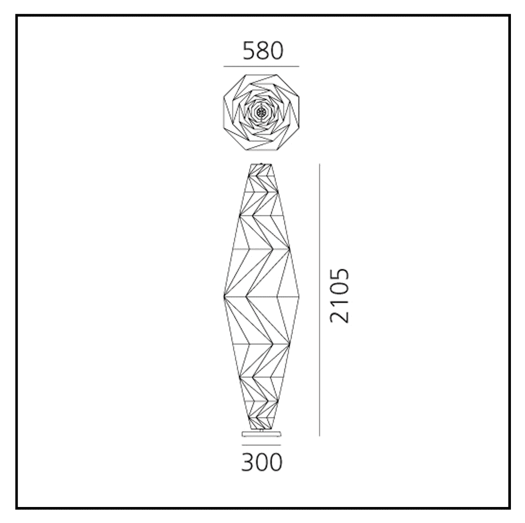 Lampadaire Artemide Minomushi