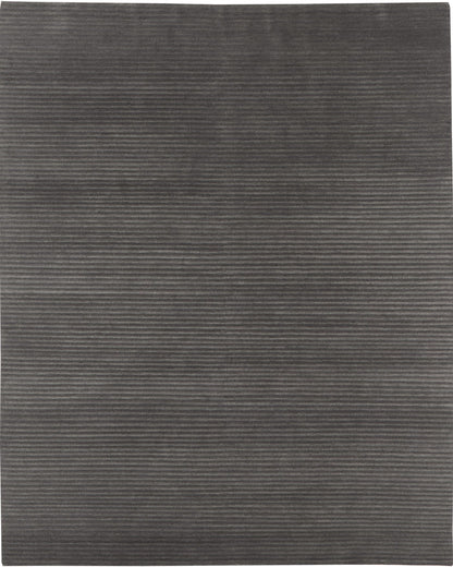 Tapis en laine Delinear Canal Espresso Brown 8'X10'